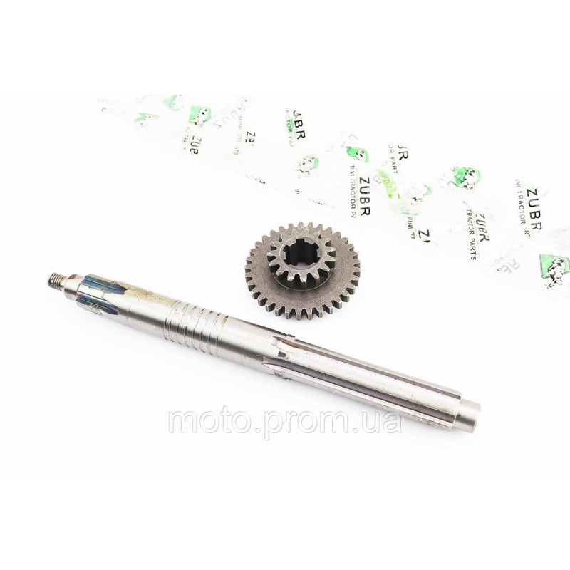 Вал КПП первичный 320mm+шестерня Z-15x33 81-1