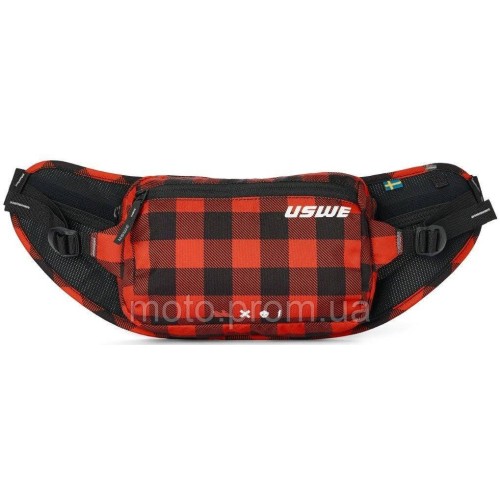 Напоясна сумка USWE WAIST 2L Hip Pack [Flannel Red], Belt Bag