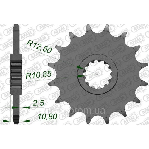 Зірка AFAM 520 Sprocket - Yamaha, 16z