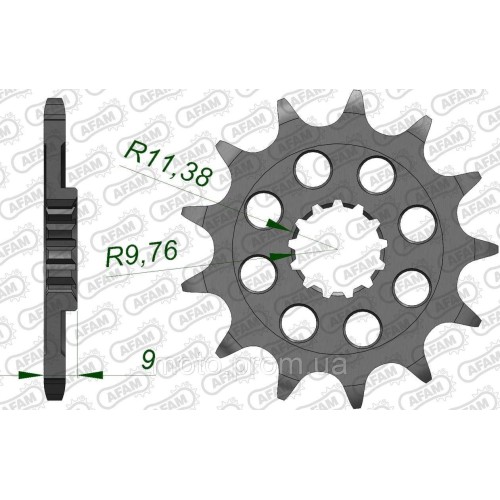 Зірка AFAM 520 Sprocket - Suzuki, 13z