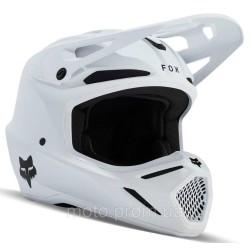 Шолом FOX V3 Helmet - MATTE [White], XXL