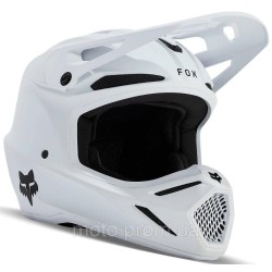 Шолом FOX YTH V3 Helmet - SOLID [White], YL