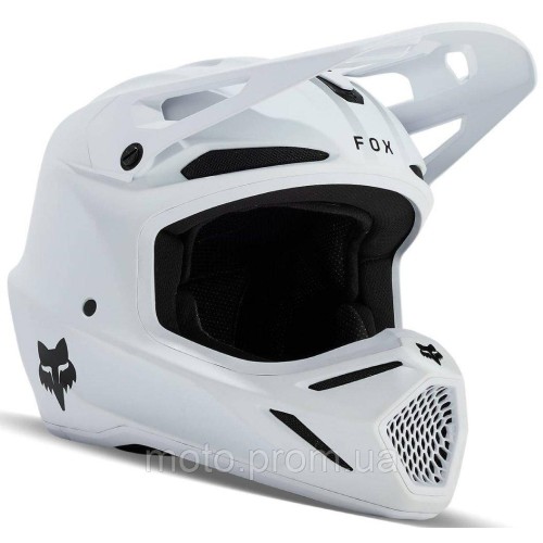 Шолом FOX YTH V3 Helmet - SOLID [White], YL