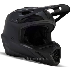 Шолом FOX YTH V3 Helmet - SOLID [Black], YL
