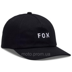 Кепка FOX Adjustable Hat - WORDMARK [Black], One Size