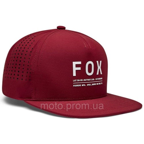 Кепка FOX TECH SnapBack Hat - NON STOP [Rust], One Size