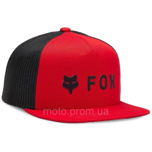 Кепка FOX Youth SnapBack Hat - ABSOLUTE [Flame Red], One Size