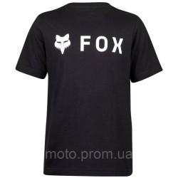 Футболка FOX Youth Short Sleeve Tee - ABSOLUTE [Black], YL
