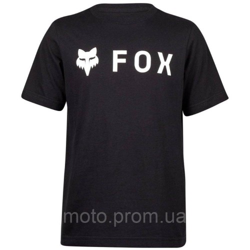 Футболка FOX Youth Short Sleeve Tee - ABSOLUTE [Black], YL