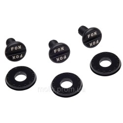Гвинти FOX V3 RS Visor Screw Kit [Black], One Size