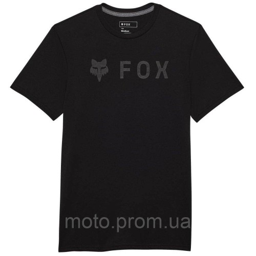 Футболка FOX TECH Short Sleeve Tee - ABSOLUTE [Dark Black], XL