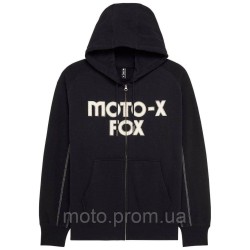 Толстовка FOX Oversize ZIp Hoodie - MOTO-X [Black], L
