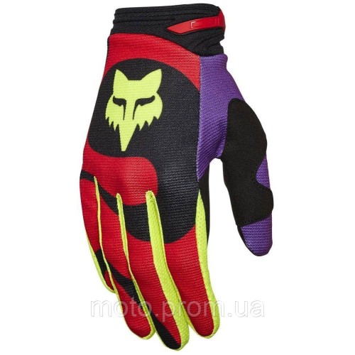 Перчатки FOX 180 Glove - EMOTION [Flo Red], M (9)