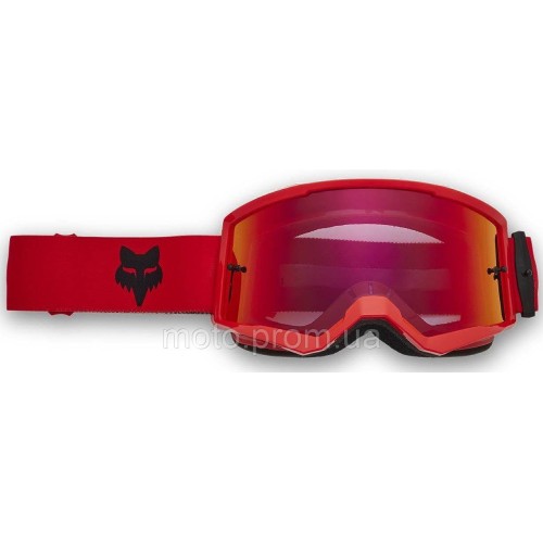 Окуляри FOX MAIN SPARK Goggle - CORE [Flo Red], Mirror Red Lens