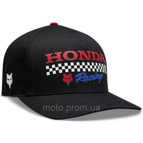 Кепка FOX FlexFit Hat - HONDA® [Black], S/M