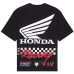 Футболка FOX OVERSIZE Short Sleeve Tee - HONDA® [Black], M