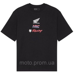 Футболка FOX OVERSIZE Short Sleeve Tee - HONDA® [Black], XL