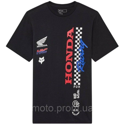 Футболка FOX Short Sleeve Tee - HONDA® [Black], M
