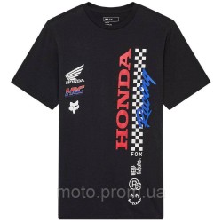 Футболка FOX Short Sleeve Tee - HONDA® [Black], XL
