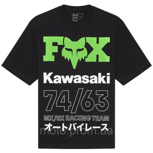 Футболка FOX OVERSIZE Short Sleeve Tee - KAWI® [Black], L