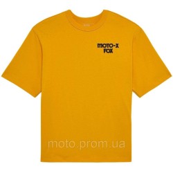 Футболка FOX OVERSIZE Short Sleeve Tee - MOTO-X [Mustard], L