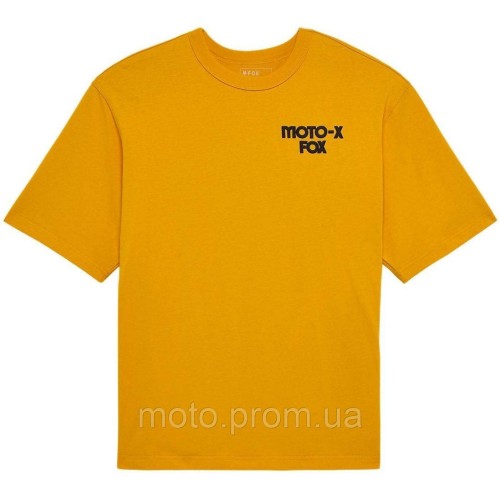 Футболка FOX OVERSIZE Short Sleeve Tee - MOTO-X [Mustard], M