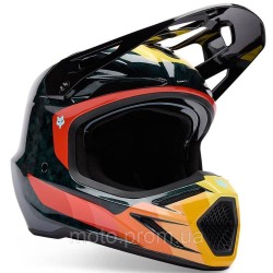 Шолом FOX V3 RS Helmet - GRID [Orange], XXL