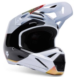 Шолом FOX V1 Helmet - HELLO FUTURE [White], XS