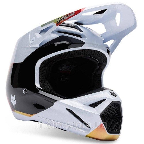 Шолом FOX V1 Helmet - HELLO FUTURE [White], XS