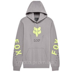 Толстовка FOX Hoodie - SHIELD [Steel Gray], L