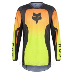 Дитяча джерсі FOX 180 Youth Jersey - SHIELD [Flo Yellow], YXL
