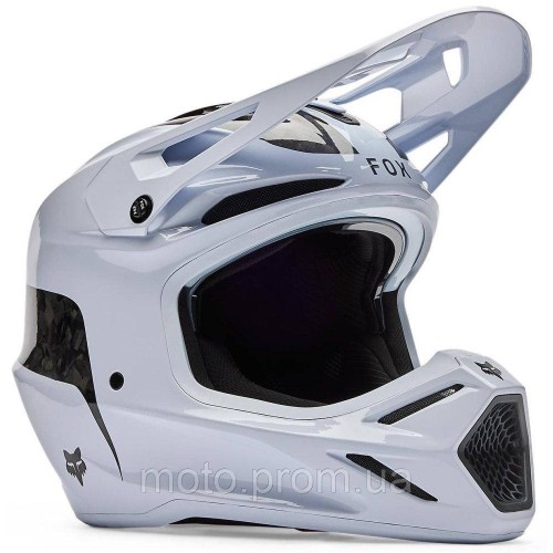 Шолом FOX V3 RS Helmet - FRACTURE [White], M