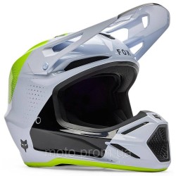 Шолом FOX V3 Helmet - TINE [White], XL