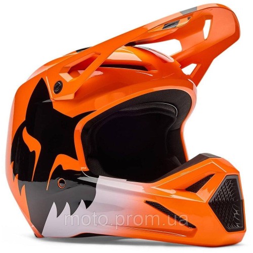 Шолом FOX V1 Helmet - SHIELD [Flo Orange], M