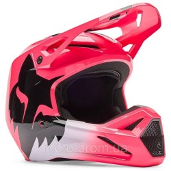 Шолом FOX YTH V1 Helmet - SHIELD [Pink], YM