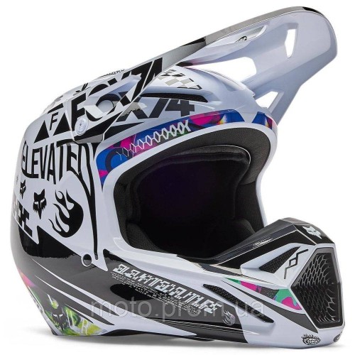 Шолом FOX V1 Helmet - IMAGE COSMO [White], XL
