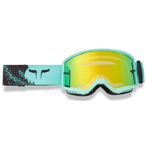 Окуляри FOX MAIN SPARK Goggle - KAIROS [Turquoise], Mirror Green Lens