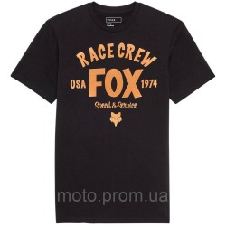 Футболка FOX PREMIUM Short Sleeve Tee - SLOGAN [Black], XL