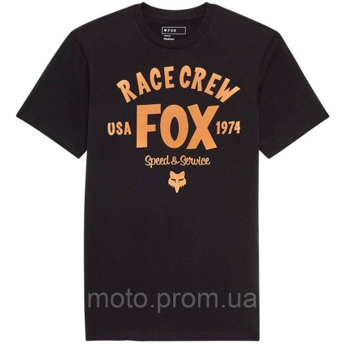Футболка FOX PREMIUM Short Sleeve Tee - SLOGAN [Black], XL