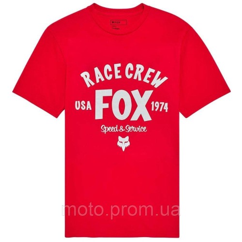 Футболка FOX PREMIUM Short Sleeve Tee - SLOGAN [Flame Red], M