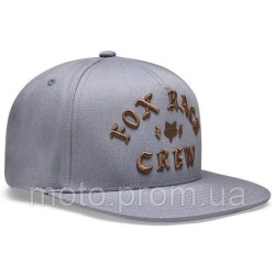 Кепка FOX SnapBack Hat - RACE CREW [Steel Gray], One Size