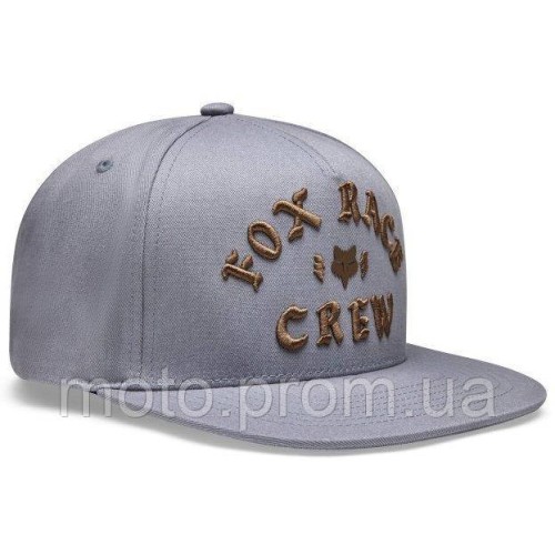 Кепка FOX SnapBack Hat - RACE CREW [Steel Gray], One Size