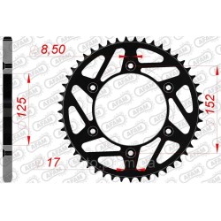 Зірка AFAM 520 K-Steel Chainwheel - Beta [Black], 52z