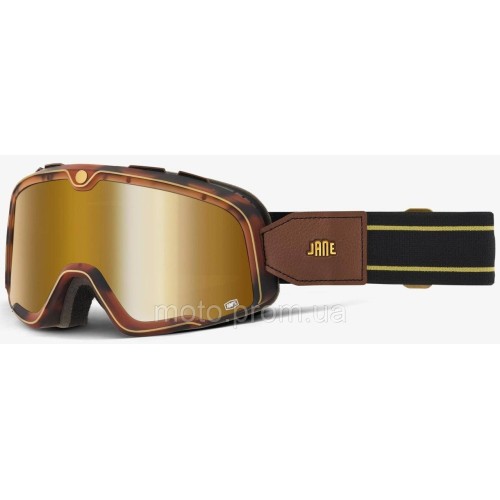 Окуляри 100% BARSTOW Goggle [Jane Motorcyles], Mirror Gold Lens