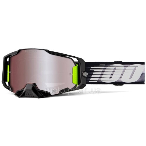 Окуляри 100% ARMEGA HiPER Goggle [Lightspeed], HiPER Silver Lens