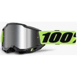 Дитячі окуляри 100% ACCURI 2 Youth Goggle [Neon Yellow], Mirror Silver Lens