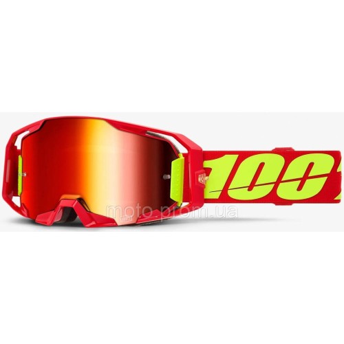 Окуляри 100% ARMATIC Goggle [Red], Mirror Red Lens