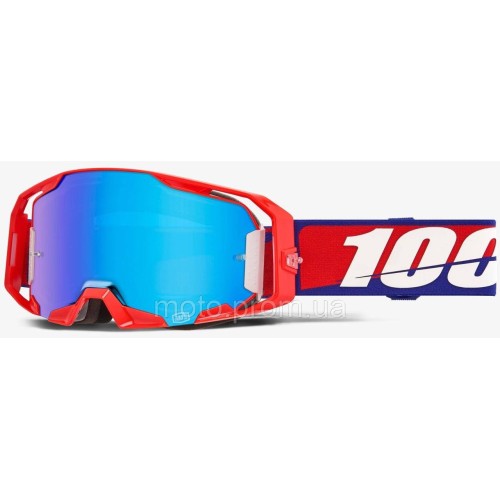 Окуляри 100% ARMATIC Goggle [Best], Mirror Blue Lens