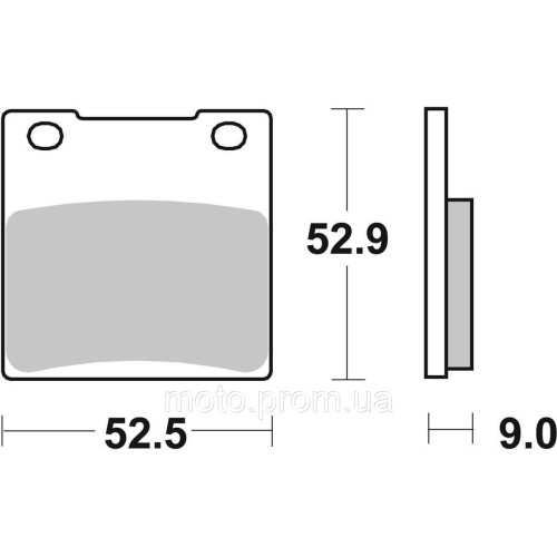 Гальмівні колодки SBS Performance Rear Brake Pads, Sinter