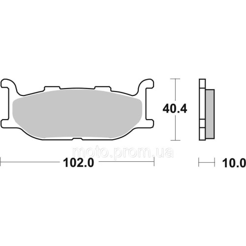 Гальмівні колодки SBS Standard Brake Pads, Ceramic